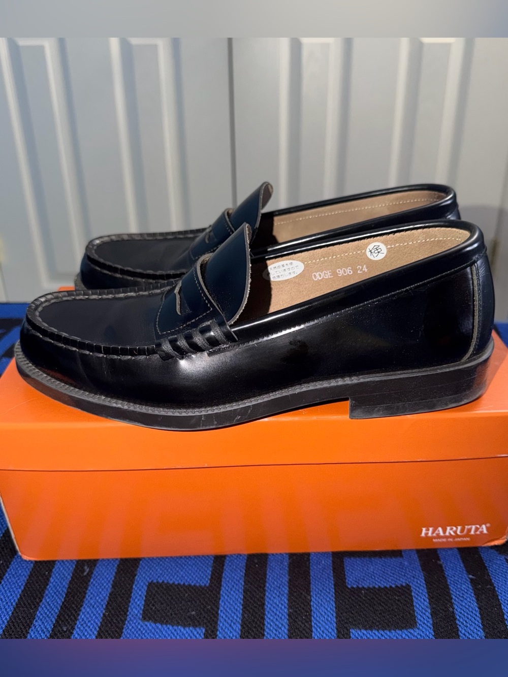 Haruta 906 Men's Leather Loafers 3E